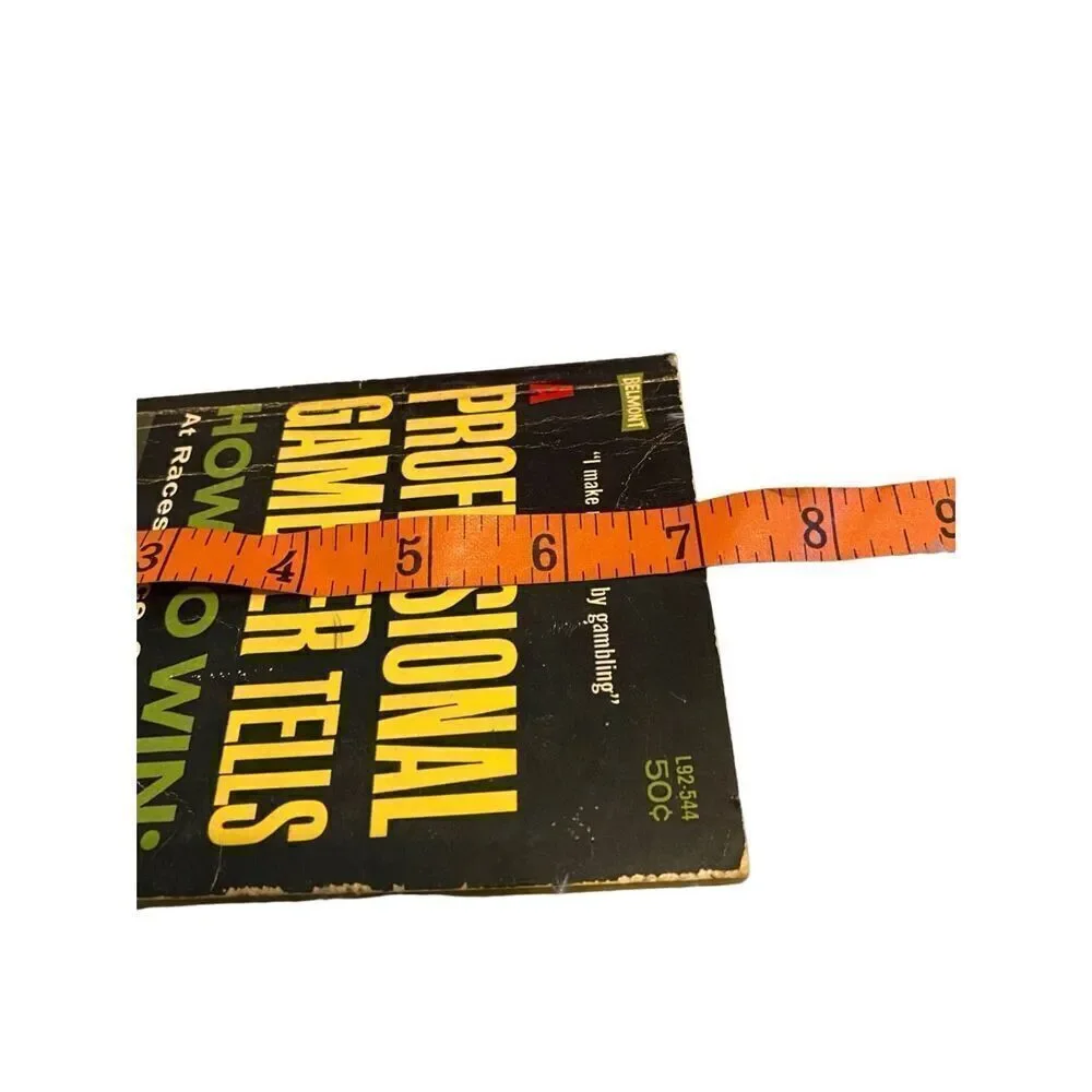 Professional Gambler Tells How To Win Paperback Book